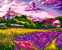 Усадьба у цветущего поля