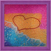 Сердце на берегу моря