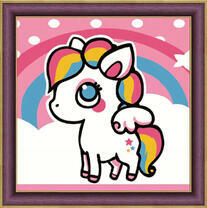 Поняшка с крылышками и радуга