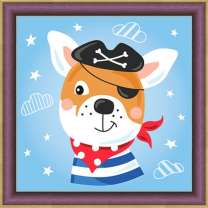 Милый щенок-пират