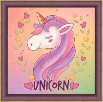 Портрет милого единорога