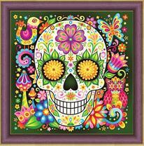 Цветочный череп