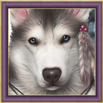 Волк с перышком