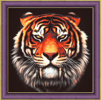 Портрет грозного саблезубого тигра