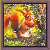 Белочка на дереве