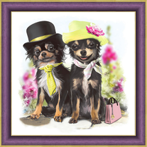 Милая парочка песиков