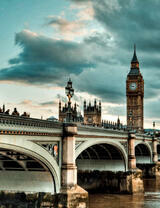 Красивый вид на мост и Биг-Бен