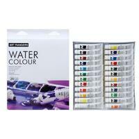 Коробка 24 шт.: Краски акварель «Две картинки» в тюбиках 24 шт. по 12 мл в интернет-магазине  в Москве Коробка 24 шт.: Краски акварель «Две картинки» в тюбиках 24 шт. по 12 мл