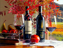 Вино и фрукты