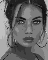 Портрет красивой девушки