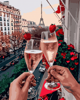 Шампанское с клубничкой в Париже