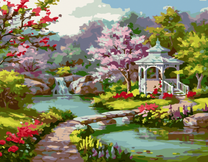 Тихий японский сад