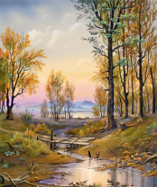 Наступает осень на пятки