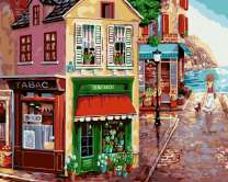 Милый магазинчик на углу дома