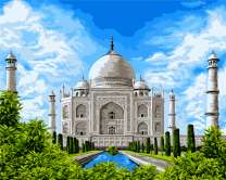 Тадж-Махал в летнее время