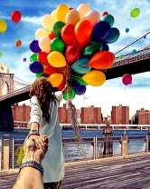 Следуй за мной и шариками к мосту