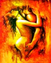 Огненная страсть влюблённой пары