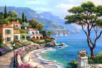 Улочка вдоль городского пляжа