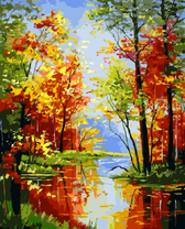 Красивый осенний пейзаж