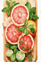 Грейпфрут, лимон и лайм