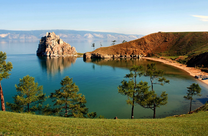 Вид на озеро Байкал