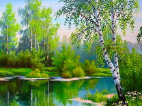 Березы у реки