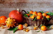 Тыквы и мандарины