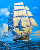 Корабль в океане