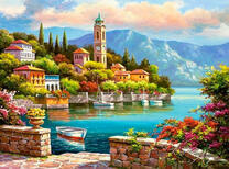 Каменная набережная у моря