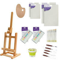 BOX8-EASEL2KTBL42PAINTSET