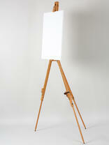 Коробка 12 шт.: Мольберт Две картинки тренога, деревянный