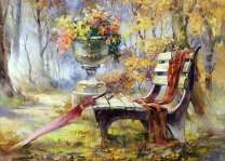 Лавка в парке