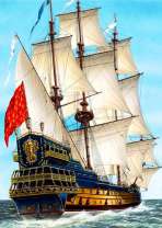 Шхуна готовится к бою