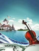 Нежная мелодия скрипки на фоне моря