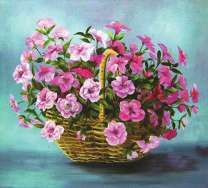 Корзина нежных цветов