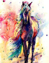 Гордая лошадь