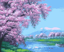 Бирюзовый пейзаж