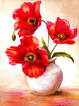 Красные маки