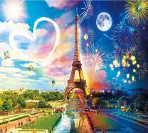 Салюты в небе Парижа