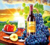 Солнце, вино и виноград