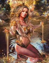 Девушка в озере