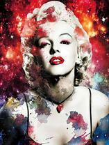 Портрет Мэрилин Монро в акварельной технике