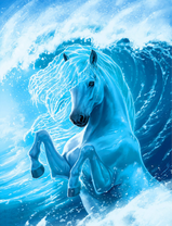 Лошадь с морской волны