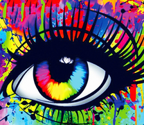 Разноцветный глаз