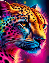 Разноцветный ягуар
