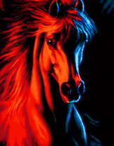 Портрет красивой лошади