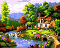 Дом мечты у реки