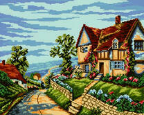 Уединенный дом на лугу