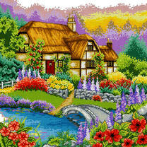 Дом среди цветов