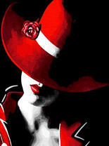 Дама в стильной шляпе